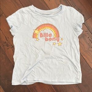 Billabong Blue Short Sleeve Tee with Classic Crew Neck